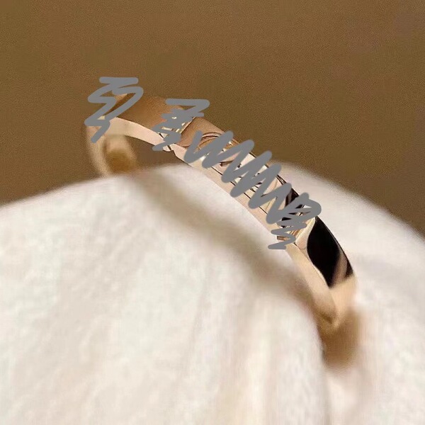 Kaka classic ring CNC precision thick plated 18K narrow version…