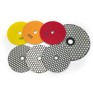 Diamond Dry Polishing Pads for Stone, Marble, Granite, and Quartz Stone Polishing 5-Inch 6-Inch 7inch 9inch New Soft Polishing Pads
