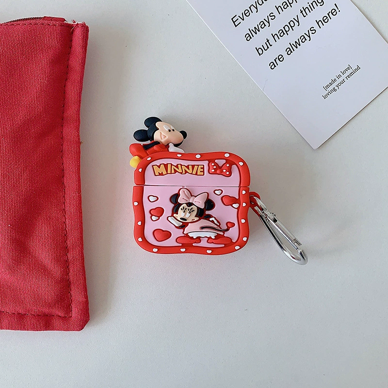 Apple, wireless cartoon silicone creative cute protective case, iPhone3