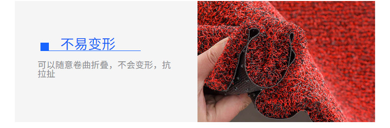 Customized Wire Loop Carpet Pvc Non-Slip Floor Mat Home Corridor Hall Door Mat Hot Melt Wire Loop Car Floor Mat Roll Material