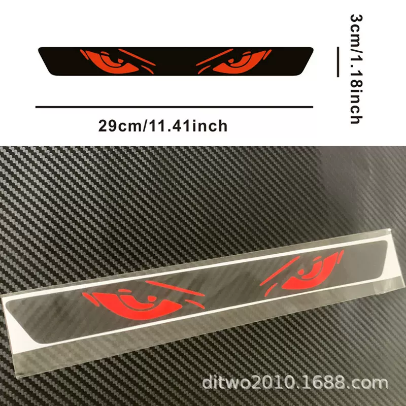 跨境外贸高位刹车灯车贴 创意个性后尾灯投影装饰碳纤维贴画