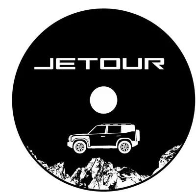 Jetour Traveler, universal – Spare wheel cover - with-the-jetour-logo-thickened-super-car-model