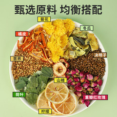 Winter Melon Lotus Leaf Tea Anhui Herbal Tea Potbelly Lemon Cold Brew Tea Lemon Hawthorn Lotus Leaf Tea Men and Women Fat Flow Tea