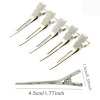 4.5 Style -shaped hairdressing duckbill holder hand push ripple clip partition hair clip hair root fluffy clamp to position and hot hair dyeing