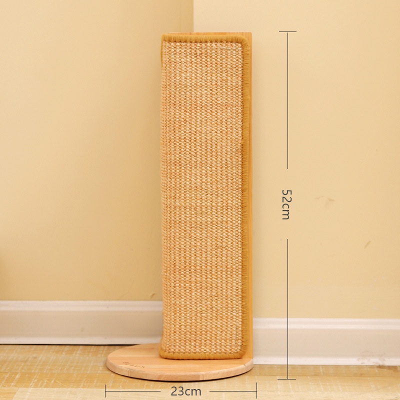 Fábrica al por mayor alfombra de seisal sin caspa gato tablero del rasguño vertical pared molienda garra mordedura-resistente divertido un gato suministros para mascotas