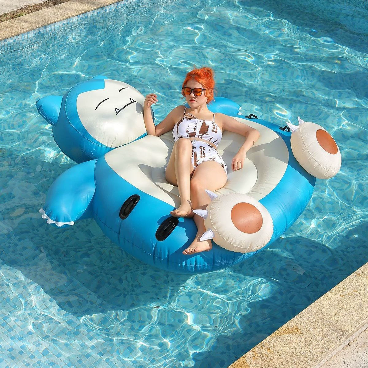 Заводская поставка надувная панда крепление плавающая рядная вода для взрослых серфинг большой плавательный круг чистая красная фото плавающая кровать с ручкой