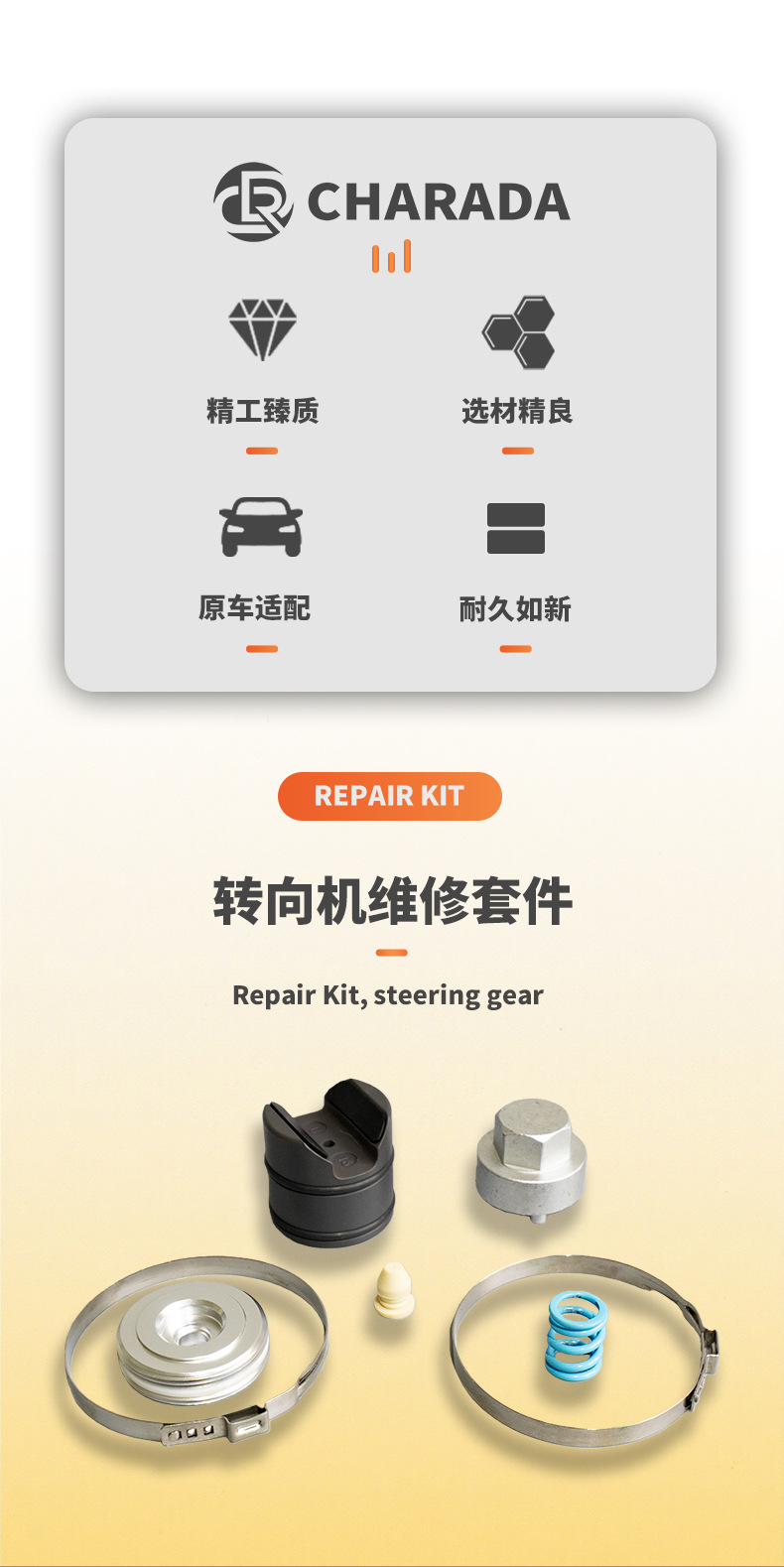 32106891974 Is Suitable for Bmw 1 Series 2 Series 3 Series 4 Series Steering Machine Repair Kit Pressure Block Repair Kit