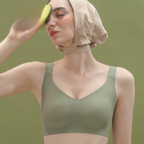 Seamless Jelly Underwear for Women: Summer Thin Style, Reduces the Appearance of Large Breasts & Excess Breast Tissue, Prevents Sagging, Enhances Chest Shape—Wire-Free Bra