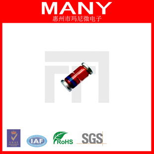 ZM4733A cylindrical glass tube 5.1V1W LL41 Zener diode source factory