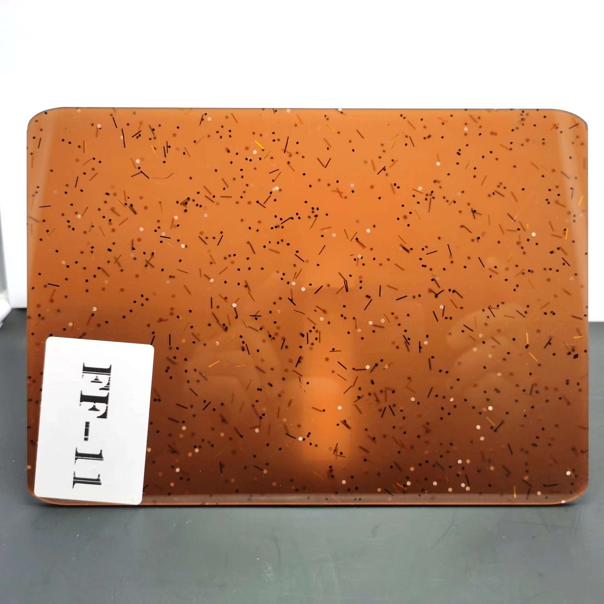 PMMA亚克力半透葱粉加粉红色橙色黄色粉色白色彩色闪粉精美小饰品