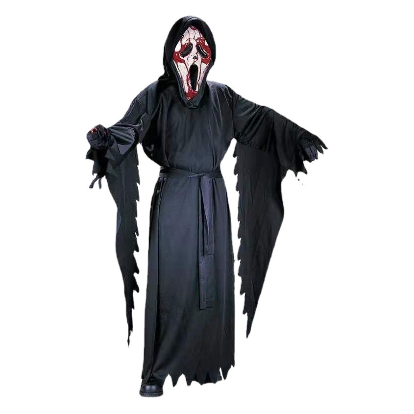 Fabricante en stock Dios muerto viene traje de zombie grito fantasma Cosplay Halloween ropa del funcionamiento los niños