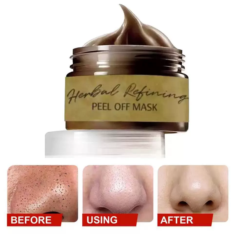 Отшелушивающая маска Травяная очищающая отшелушивающая маска Отшелушивающая очищающая маска от черных точек Крем