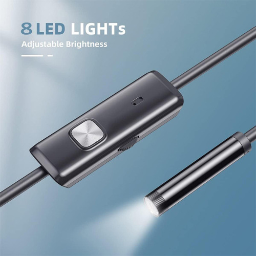 Factory Direct Sale Dual-Lens Industrial Endoscope 1080p HD Mobile Endoscope Pipe Endoscope Three-in-One