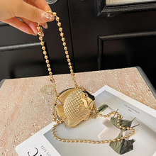 个性金属小鱼斜挎包包2025新款甜美少女可爱搞怪包迷你休闲单肩包