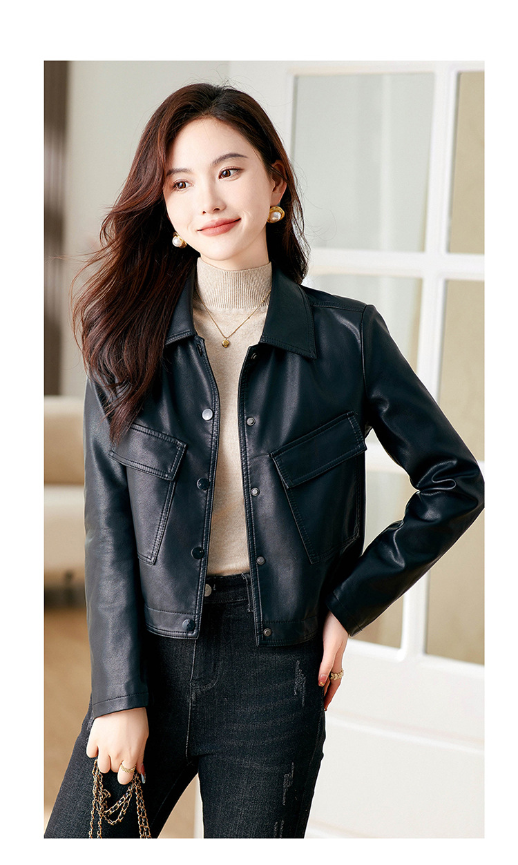 F0072 1380K ÁO DA NỮ SANTDN MÙA XUÂN THU ĐÔNG PHỤC CỔ CỔ ĐIỂN THỜI TRANG NỮ G04 SẢN PHẨM MỚI