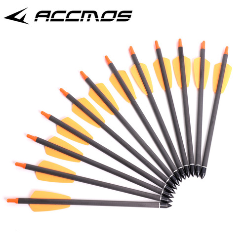 ACCMOS 7.5-inch 15-inch pure carbon crossbow with replaceable head bow and arrow shooting arm in various sizes