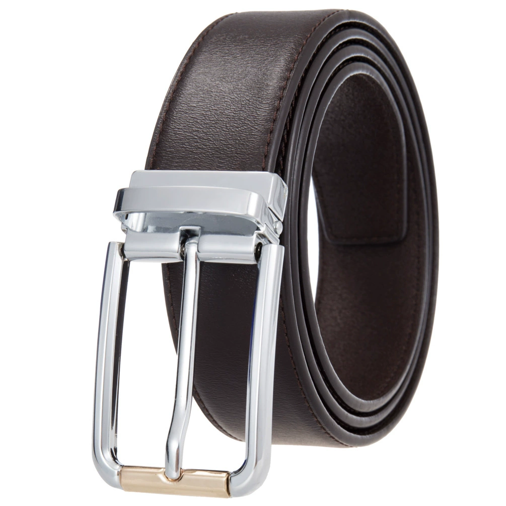 Розовый пояс повседневный двуслойный кожаный ремень 캐주얼 punch belt Ly35-5202-3