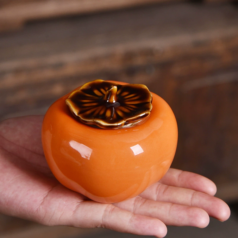 Банки для чая хурма Банки для конфет Хурма Керамические Герметичные банки Ruyi Подарочные коробки костюм Свадебные креативные подарки Маленькие украшения