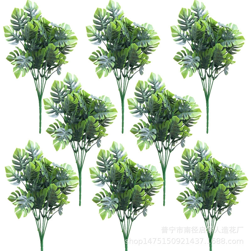 Симулятор зеленой посадки Амазонки поддельные растения листья растений стены, отделка зеленых листьев