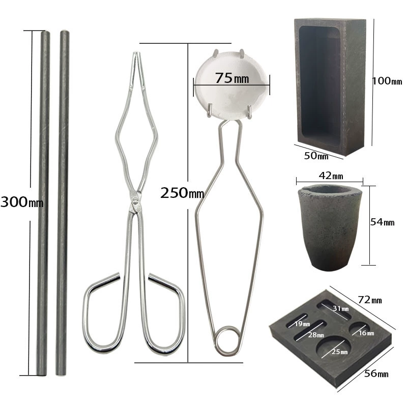 Комплект плавления золота и серебра графитовый тигель масляный резервуар золотого и серебряного слитка пресс-форма золотого инструмента ювелирные изделия плавления слиток набор