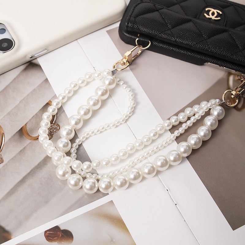 Mobile Phone Rope Gold Classy Double-Ended Buckle Mobile Phone Lanyard Metal New Short Anti-Lost Short Ins Style Mobile Phone Chain