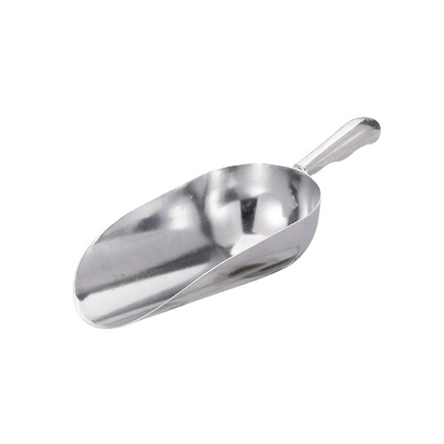 New aluminum alloy ice shovel, household kitchen grain feed shovel, Midian supermarket dried fruit ice cube multi-purpose round shovel