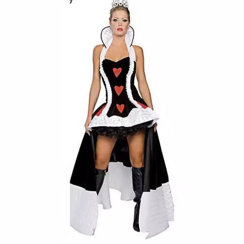 Code Red Heart Queen Queen Costume Halloween Costume Witch Costume Vampire Devil Costume Performance Costume
