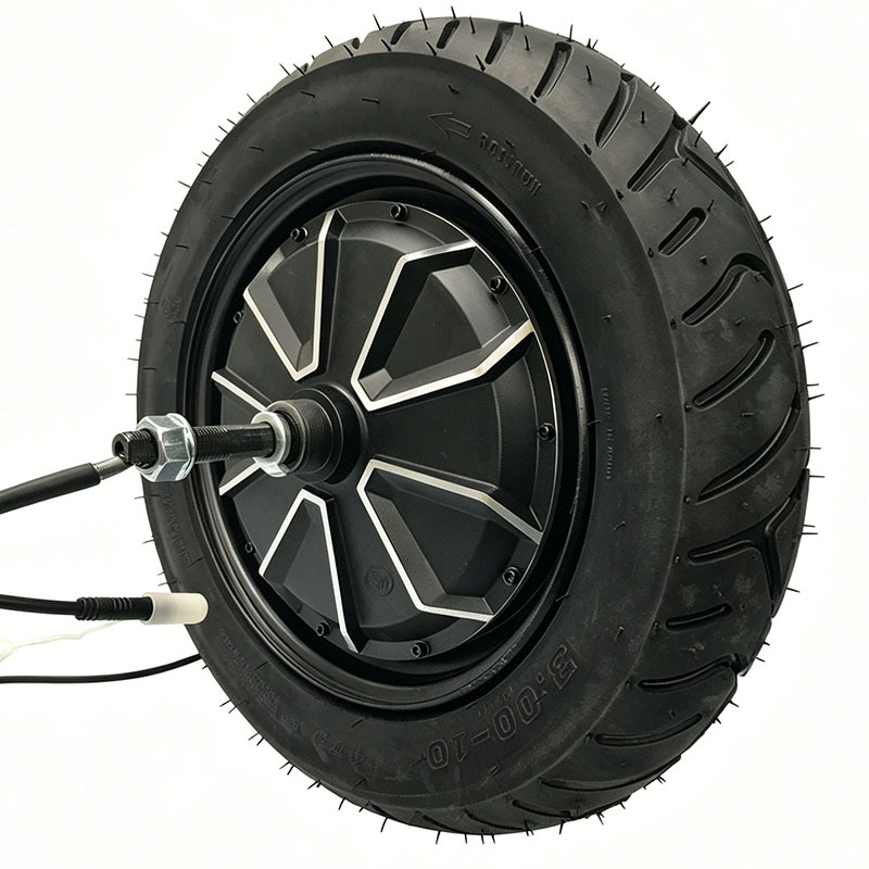 FomaTrade 16 pulgadas de diámetro 400 ancho de neumático 80 motor de rueda de alta potencia motor de automóvil eléctrico especial resistente al desgaste