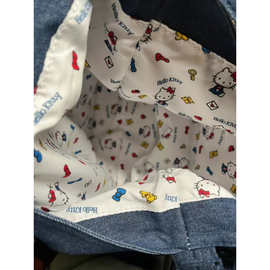 Hellokitty中古款牛仔布腋下手提包Y2K甜酷辣妹风秋冬单肩包女包