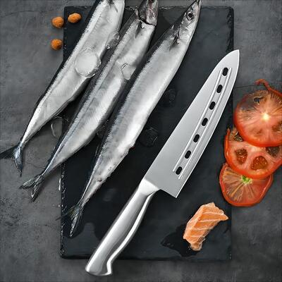 5Cr15MoV日本日式寿司刀不锈钢鱼生剔骨刺身刀料理三文鱼头厨师刀
