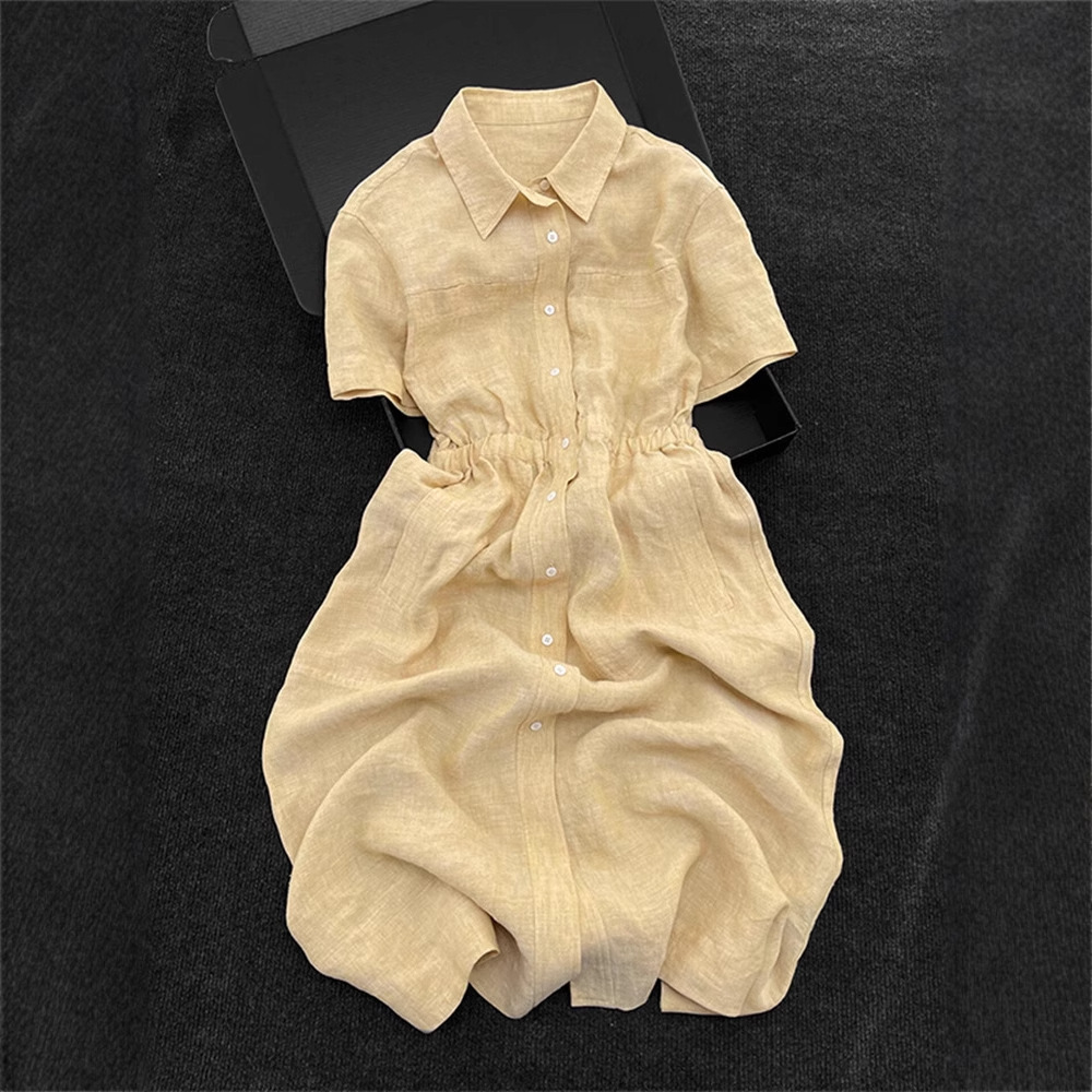 Summer yellow dress
