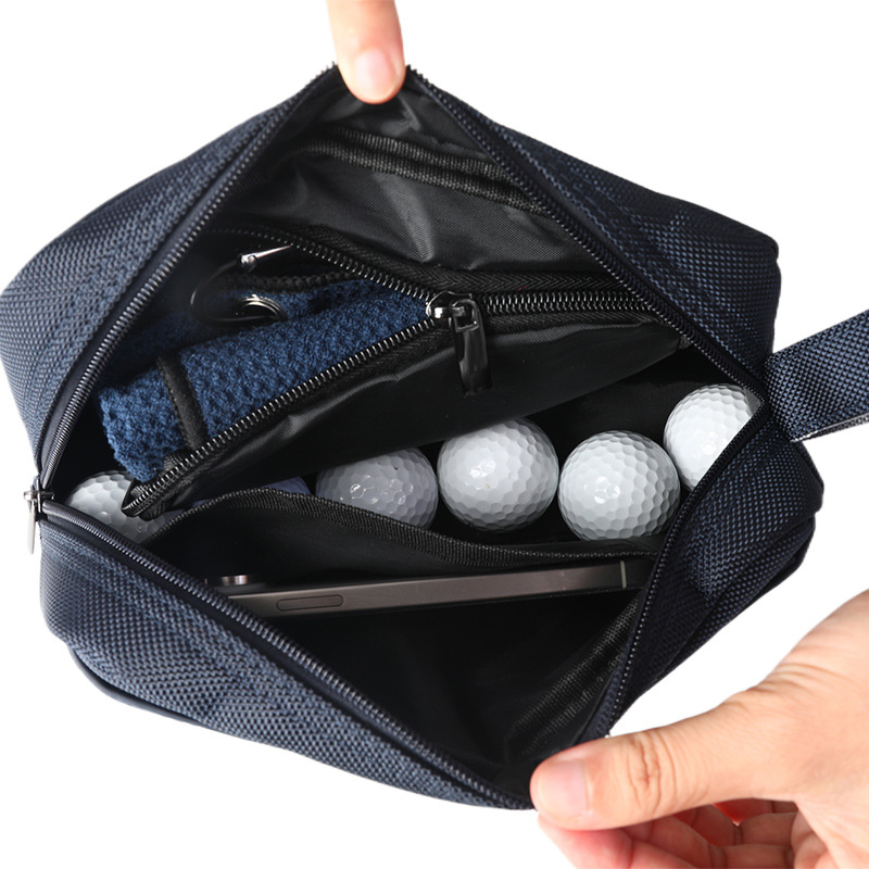 Bolso de golf transfronterizo, embrague para hombre, bolso portátil de gran capacidad, bolso de almacenamiento impermeable, bolso de mano