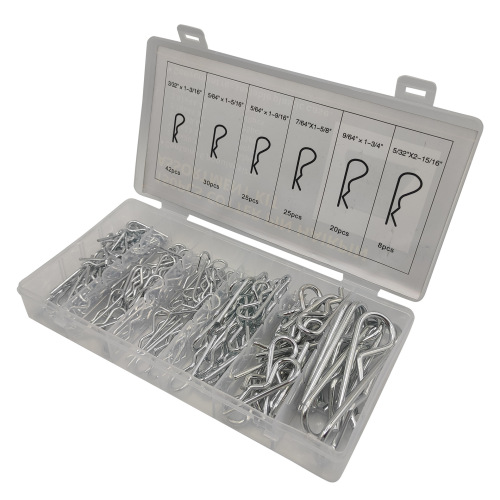 150PC corrugated cotter pin factory direct supply fastener R type cotter pin pin R type cotter pin