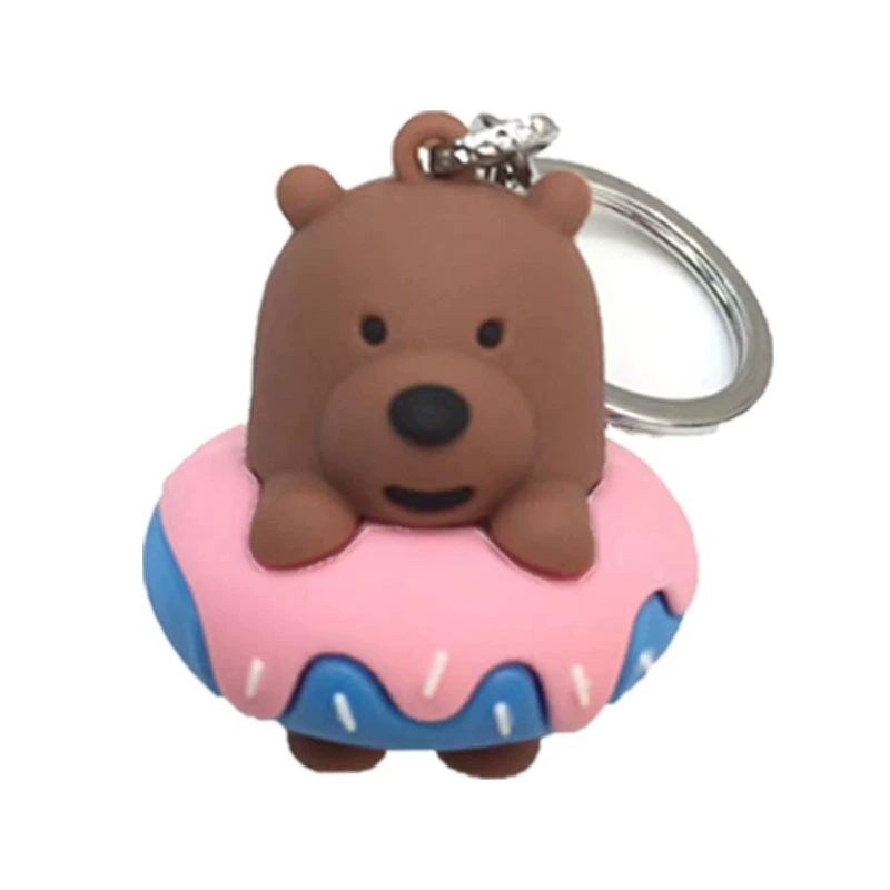 Keychain, three dimensional cute swimming ring, creative pendant, in 3d format, Birthday gift