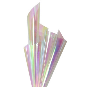 Ramo de flores película de color mágico Nuevo estilo colorido película Apple envolver papel DIY regalo forro decorativo papel flor Tienda materiales