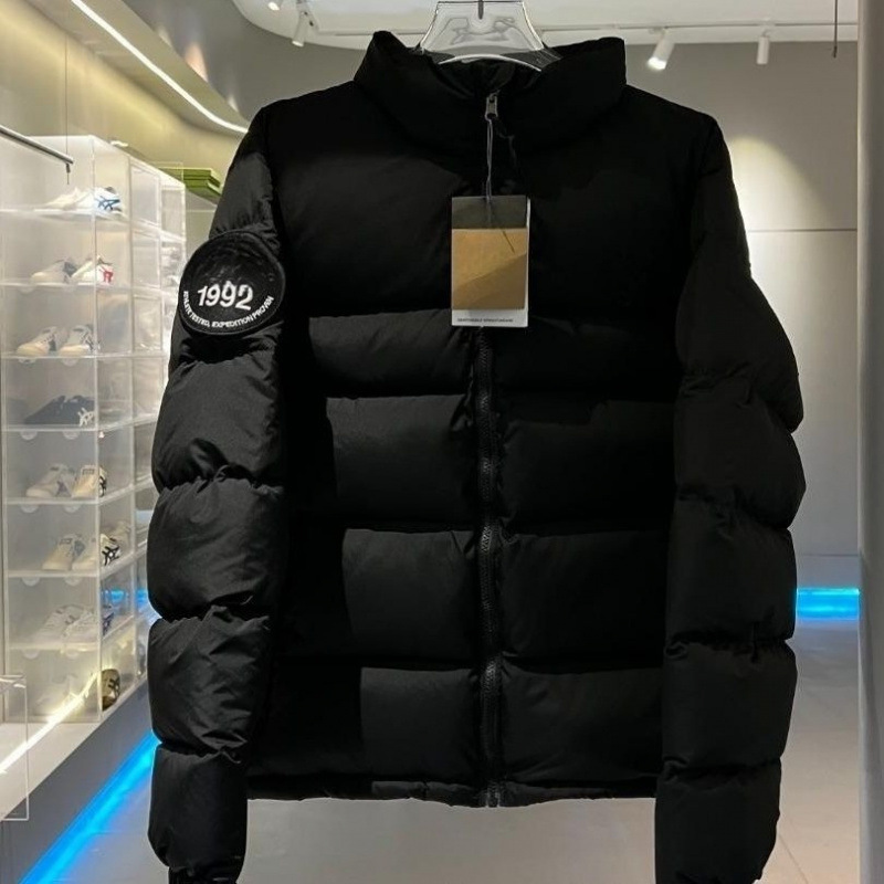 Limited edition down jacket with 30th anniversary badge, couple's style for men and women, 1992 badge jacket, puffer coat for winter