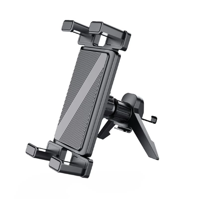 Cross-Border New Car Air Conditioner Air Outlet iPad Foldableing Screen Mobile Phone Holder Tablet Universal Car Air Outlet Bracket (Car phone holder) - c259-black-mobile-phone-and-tablet-universal