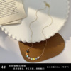 Summer necklace from pearl, brand accessory hip-hop style, universal pendant, light luxury style, wholesale