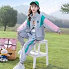 Demi-season down jacket, set, children's clothing, 2023 collection, autumn, western style, internet celebrity, suitable for teen