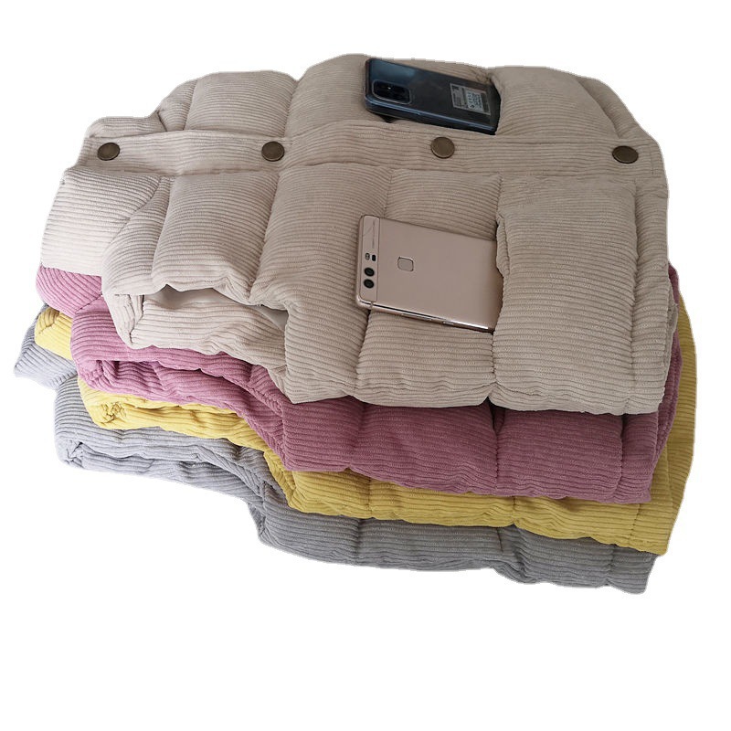 Chaleco para niños y niñas engrosado cálido desgaste exterior PANA Otoño e Invierno Chaleco de algodón bebé torre exterior chaleco