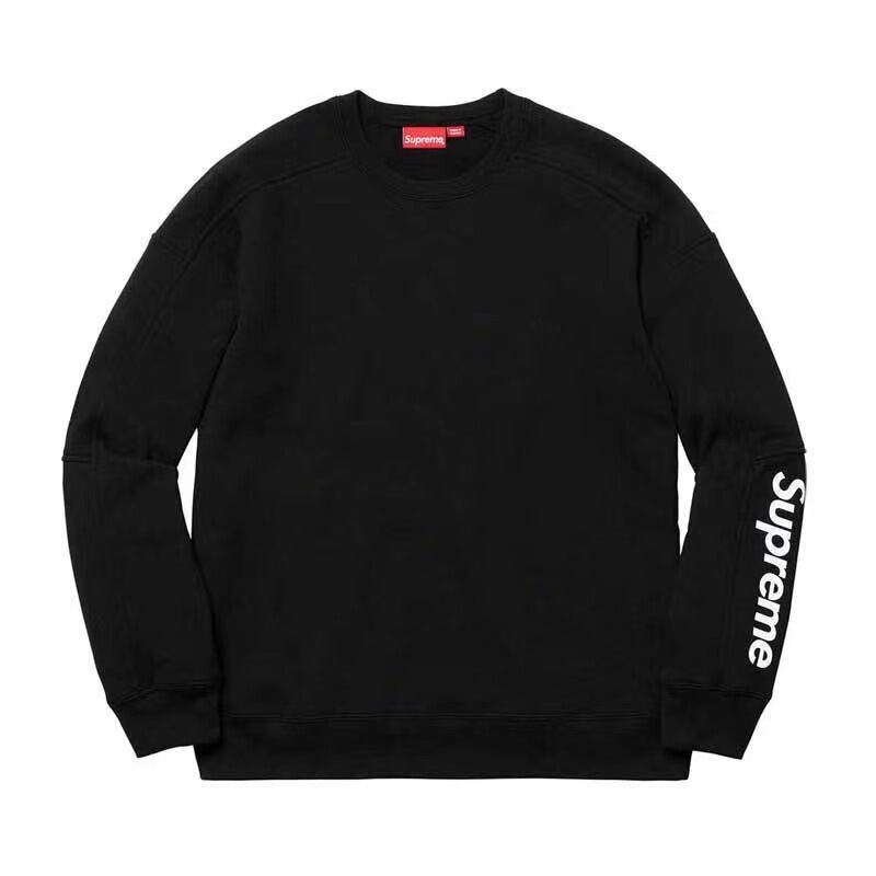 欧美潮品 Satin Appliqué Hooded Sweatshirt 连帽长袖加绒卫衣|undefined