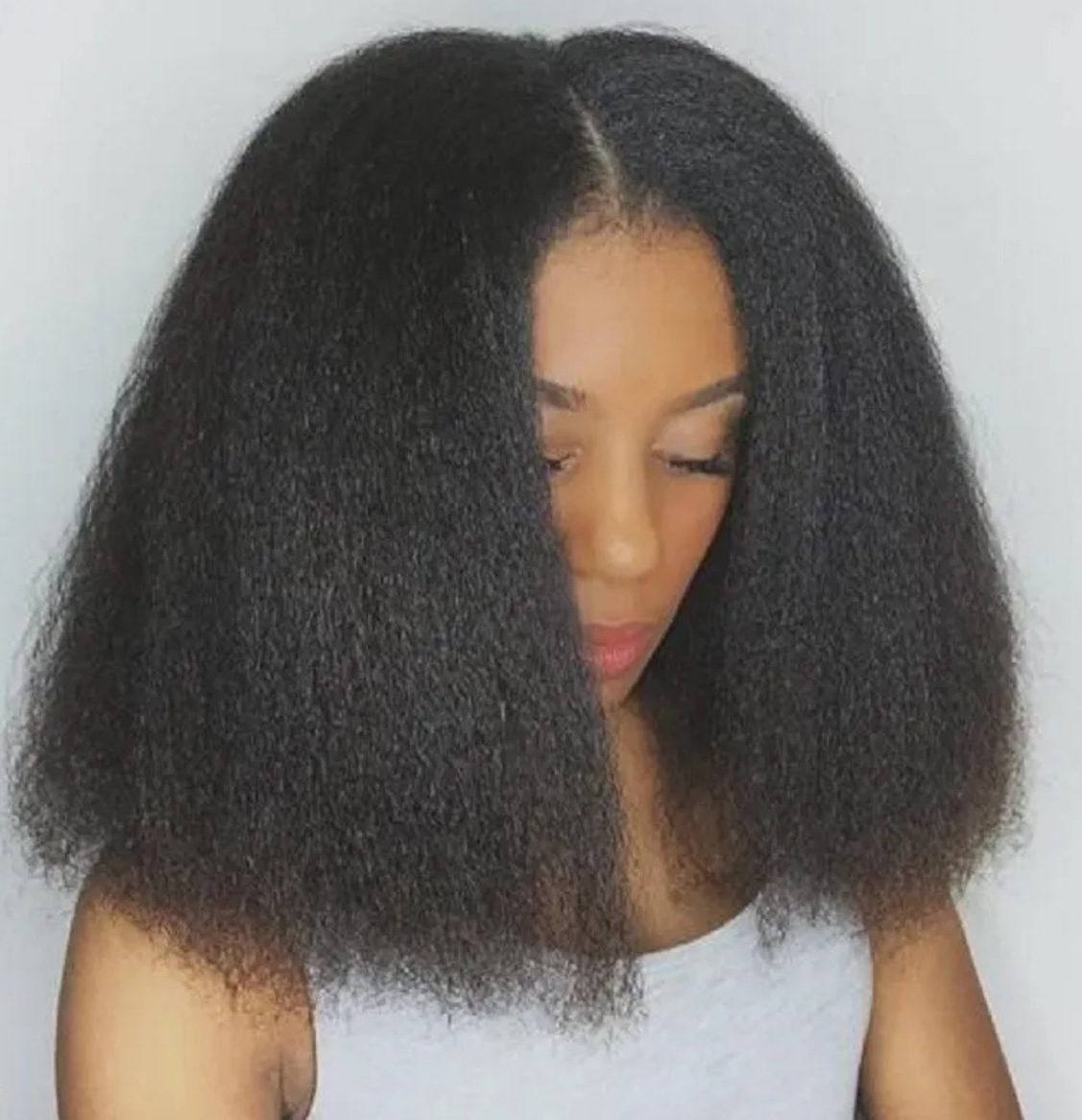 Nueva peluca transfronteriza Peluca africana y americana de las mujeres de media longitud de pelo corto recto de alta temperatura de fibra química cubierta de la cabeza de la peluca