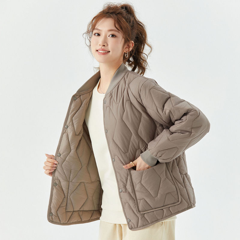 Women's Warm Long-sleeved Cotton Liner Women's Home Cotton Clothes Cotton-padded Jacket fleece-lined Threaded Collar Outer Wearing Top 2533 Women's Warm Long-sleeved Cotton Liner Women's Home Cotton Clothes Cotton-padded Jacket fleece-lined Threaded Collar Outer Wearing Top 2533