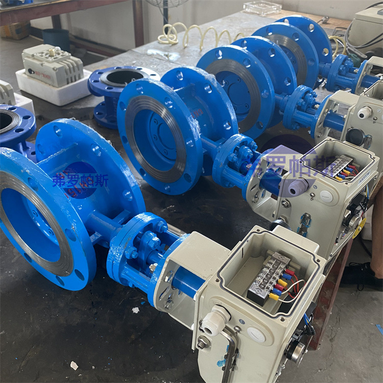 厂家直供DN150开关型法兰蝶阀 D943H-16C三偏心电动硬密封蝶阀