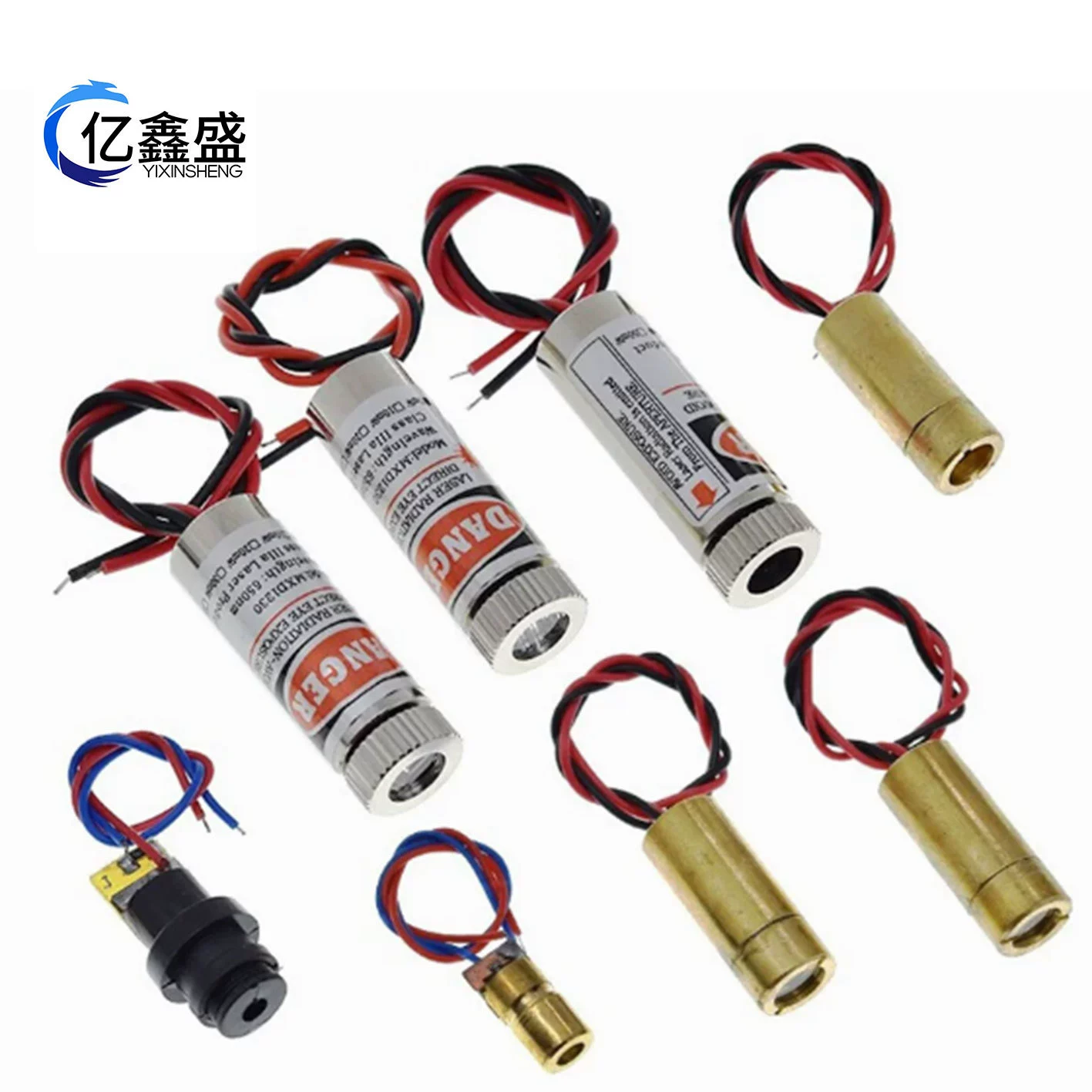 3V5V лазерная головка лазерный диод 5mW красный точечный набор из меди полупроводниковая лазерная трубка 6MM наружный диаметр