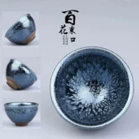 Премиальная чашечная композиция цветов, чайные чашки Jianyang Jianzhan высокого класса, мастер-чашки, чайные чашки хризантемы