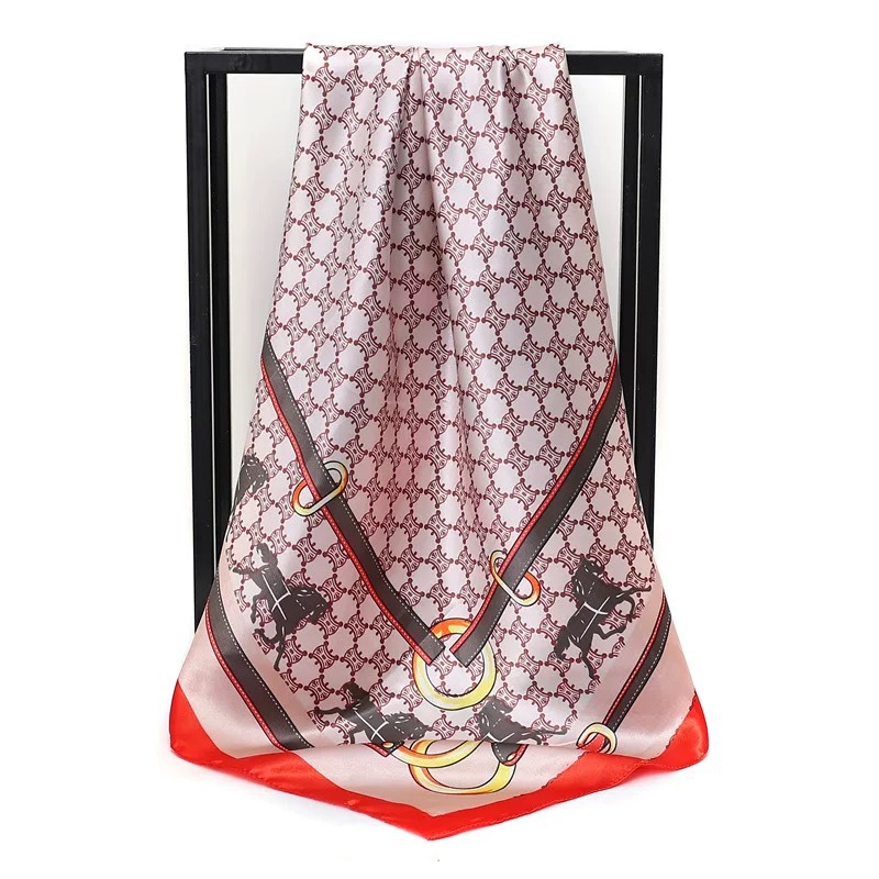 90 스퀘어 [더블 링 호스-핑크]