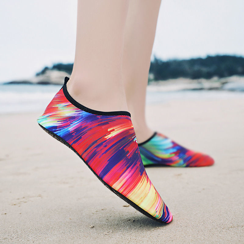 디지털 7색 컬러풀 고무 밑창