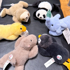 メーカーの現物卸売りはかわいいぬいぐるみの豆袋人形が寝ている子犬の人形が付き添いをなだめる