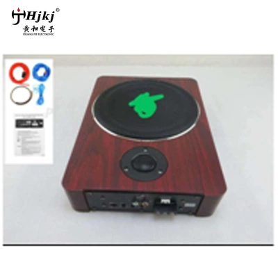 Steel Gun Bottom Sound Gun – Car speaker/subwoofer - 665-8inch-800w-wood-grain-model-with-bluetooth-subwoofer